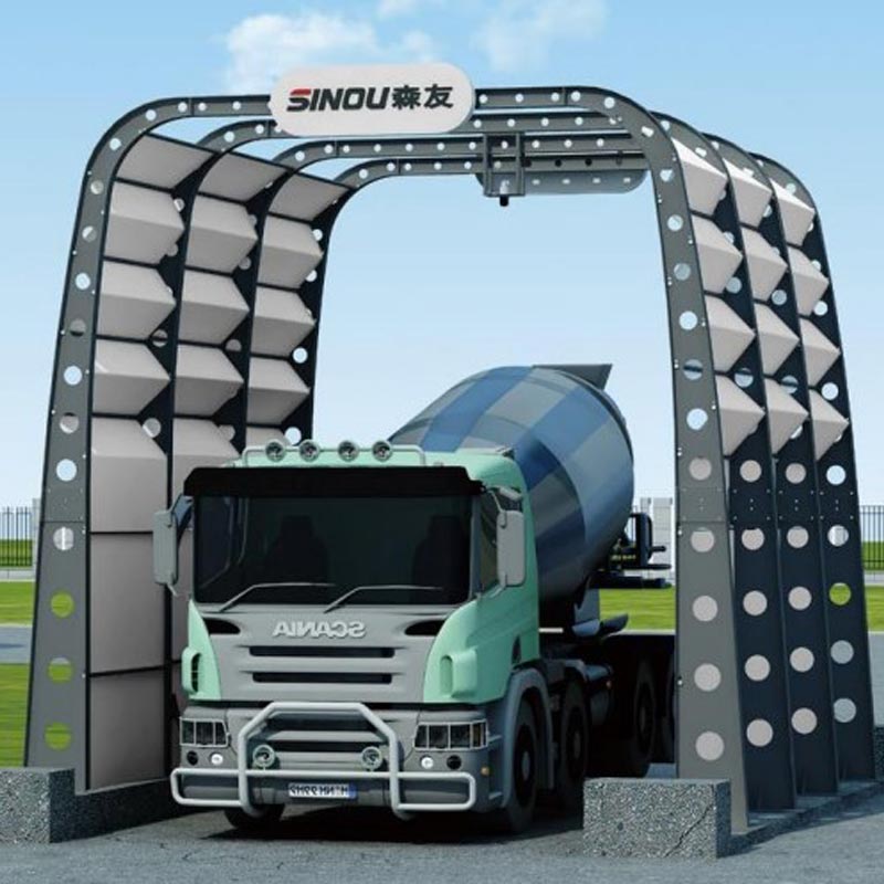 High-pressure mixer truck car washer